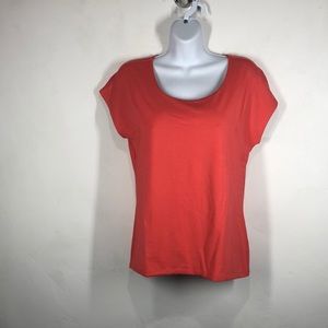 Talbots pink casual top size medium petite